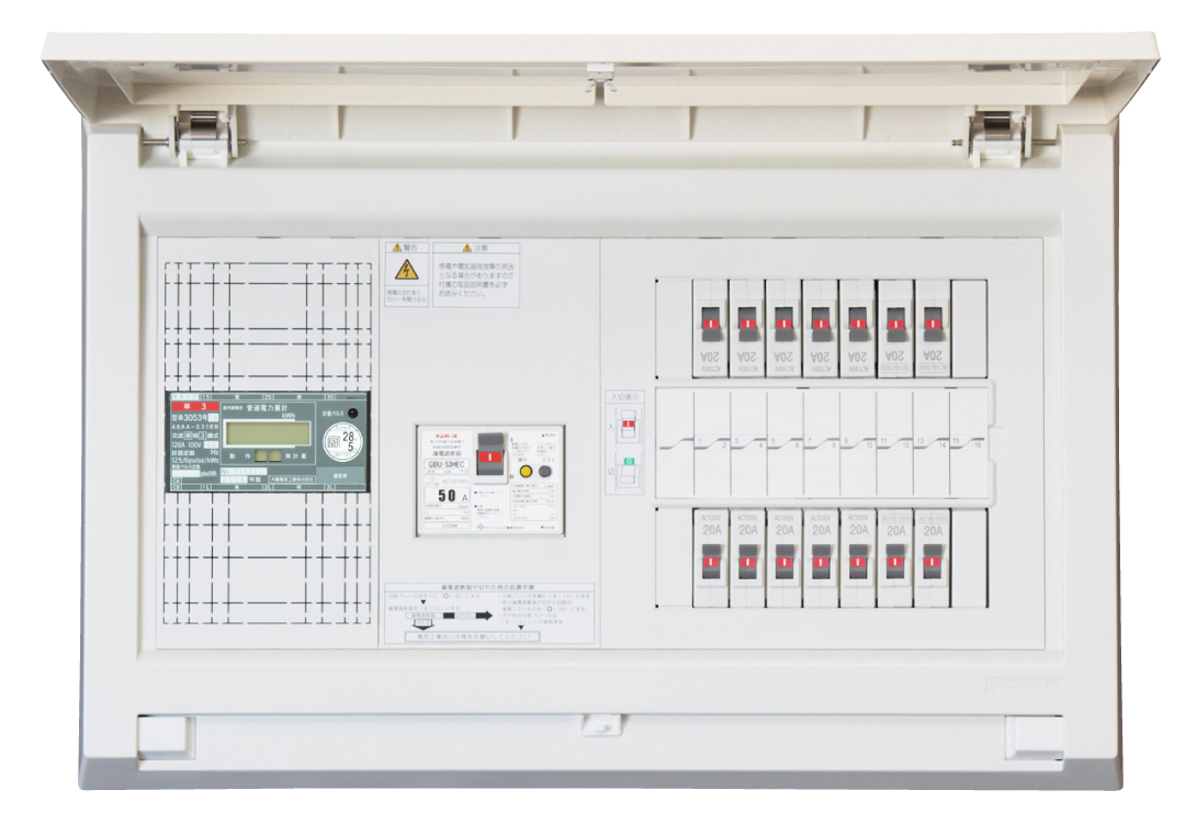 メール便なら送料無料】 テンパール パールテクト 扉付 感震機能付 住宅用分電盤 リミッタースペース付 MALG34122ES2B